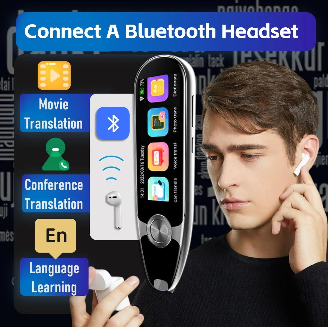 VORMOR V07 Smart Scan Reader Pen Portable OCR Reader Pen Text Scanner Digital Reading Language Translation Pen