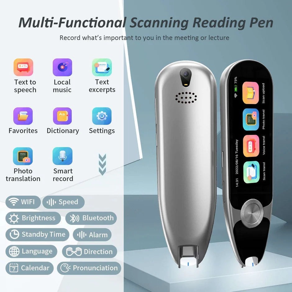 VORMOR V07 Smart Scan Reader Pen Portable OCR Reader Pen Text Scanner Digital Reading Language Translation Pen