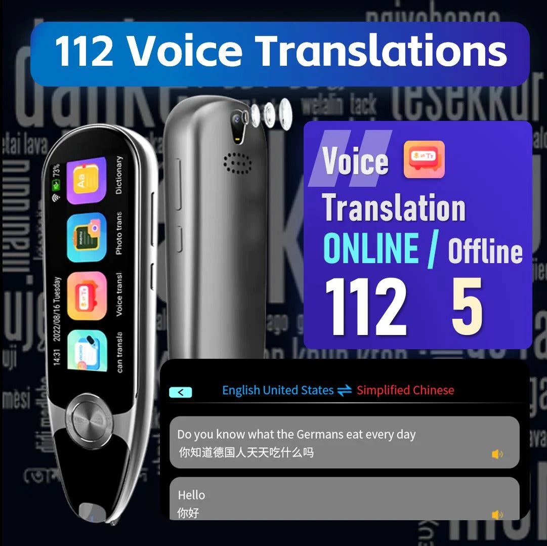 VORMOR V07 Smart Scan Reader Pen Portable OCR Reader Pen Text Scanner Digital Reading Language Translation Pen